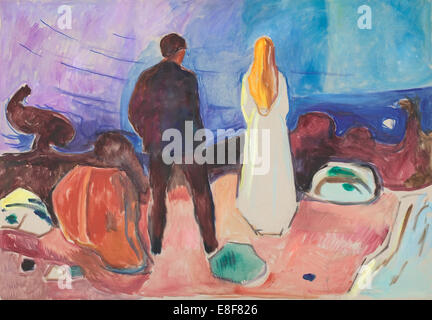 Two Human Beings. The Lonely Ones. Artist: Munch, Edvard