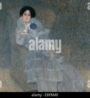 Gustav Klimt, Portrait of Marie Henneberg, painting in oil on
