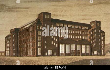 AEG High Tension Factory, Berlin. Artist: Behrens, Peter (1868-1940) Stock Photo