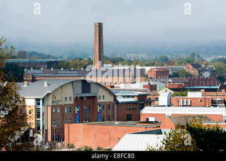 Town centre view, Kidderminster, Worcestershire, England, UK Stock Photo