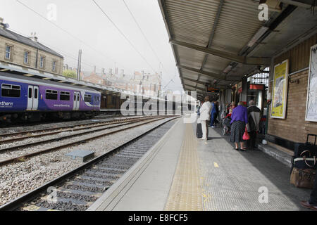 train station at Preston, Lancashire, England, UK Stock Photo