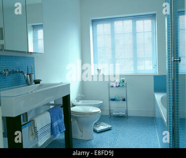 https://l450v.alamy.com/450v/e8fd9j/venetian-blind-on-window-in-modern-white-bathroom-with-blue-terrazzo-e8fd9j.jpg