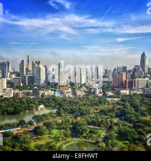 City skyline, Bangkok, Thailand Stock Photo