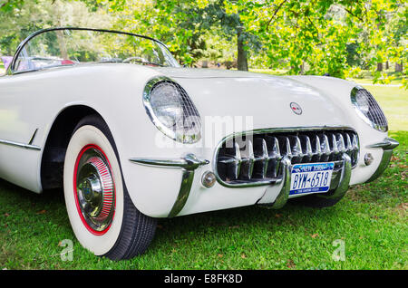 Classic 50's American Car. Stock Photo