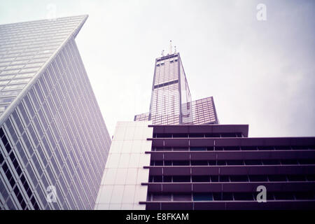 USA, Illinois, Cook County, Chicago, Willis Tower in Chicago Stock Photo