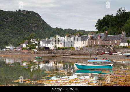 Plockton Village Loch Carron, Highlands of Scotland Stock Photo