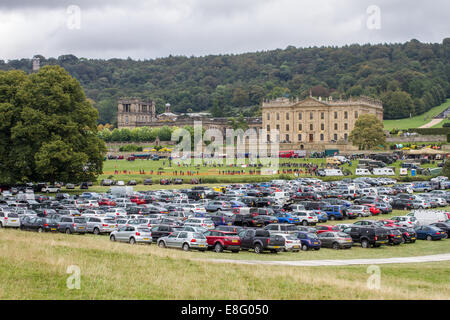Chatsworth House Country Fair 2014 near Bakewell Derbyshire England UK Stock Photo