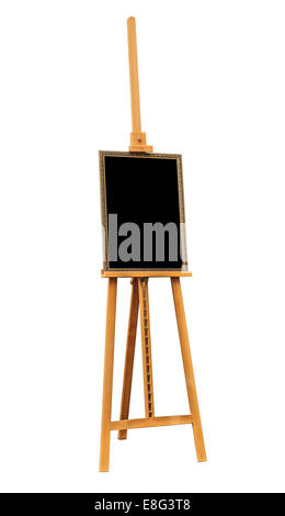 Mock Up Blank Canvas Stand Wooden Easel Sign Stand Isolated Stock Image -  Image of promotion, mocked: 175910881