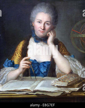 EMILIE du CHATELET (1706-1749) French mathematician and writer Stock Photo