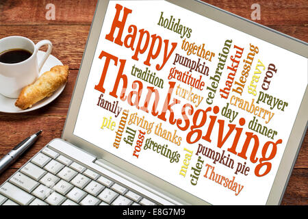 https://l450v.alamy.com/450v/e8g7m9/happy-thanksgiving-word-cloud-on-a-laptop-with-a-cup-of-coffee-holiday-e8g7m9.jpg