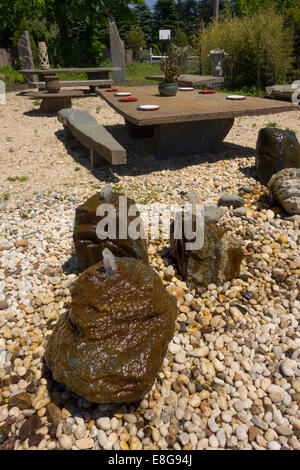 garden center water mill in long island New York Stock Photo