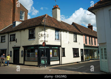 The Cross Corner Woodbridge Suffolk UK Stock Photo