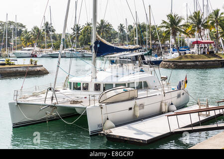 Marina at Port Denarau Fiji Stock Photo