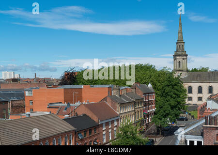 The Jewellery Quarter of Birmingham, England. Ludgate Hill. Stock Photo