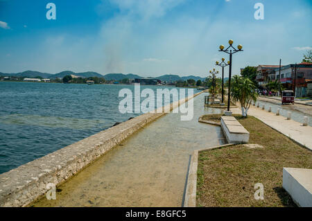 isla de flores island guatemala central america Stock Photo