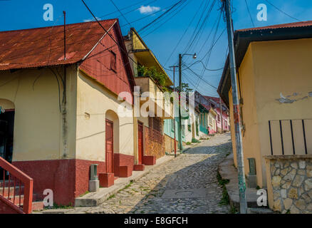 isla de flores guatemala island central america Stock Photo