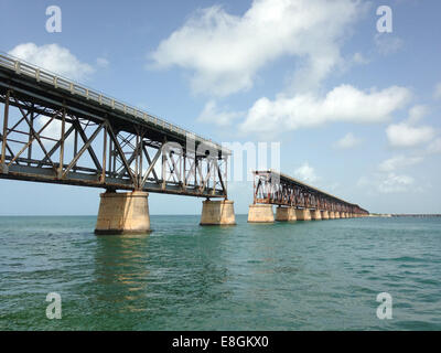 Old Flagler Railway, Bahia Honda Key, Florida Keys, Florida, United States Stock Photo