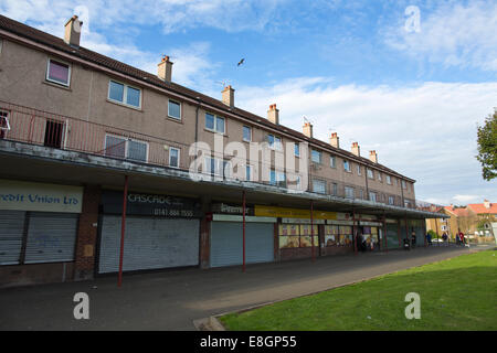 Glenburn Estate, in Paisley, which is one of the most deprived areas in Scotland and most families live in poverty, Scotland UK Stock Photo