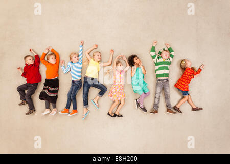 Children messing around happily Stock Photo - Alamy