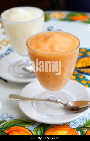 SICILIAN GRANITA Stock Photo