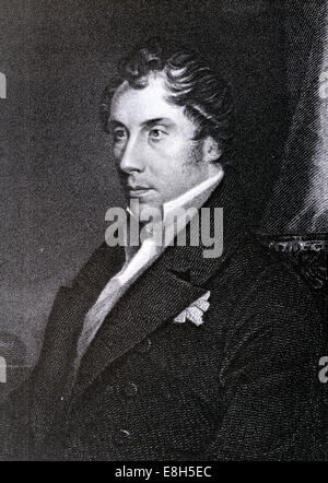 GEORGE HAMILTON-GORDON, 4th Earl of Aberdeen (1784-1860) British Tory Prime Minister from 1852-1855. Stock Photo