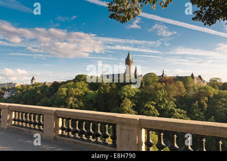 Luxembourg, Luxembourg City, Musee de la Banque, Tower Stock Photo