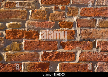 Ziegelwand - Brick wall Stock Photo