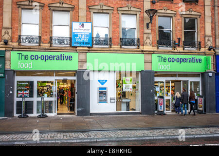 The Co-operative food Supermarket on Pinstone Street in Sheffield South Yorkshire UK Stock Photo