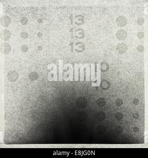 Abstract grained film strip texture Stock Photo