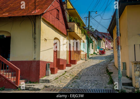 isla de flores guatemala island central america Stock Photo