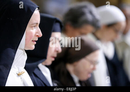 Religious congregations. Chrism mass. Notre Dame de Paris Cathedral. Stock Photo