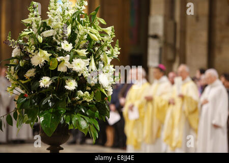 Episcopal ordination of Monseigneur Michel Aupetit in Notre-Dame de Paris cathedral. Stock Photo