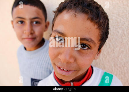 Tunisian boys Stock Photo