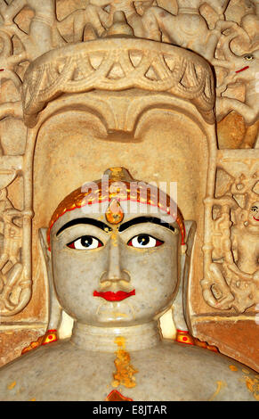 Depiction of Rishabha in Jaisalmer Jain temple. XIIth century. Jain ...