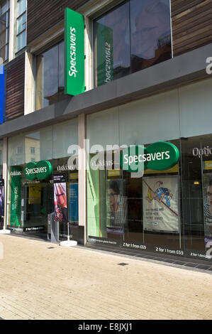 dh Specsavers SHOP UK Specsavers Bristol store glasses shop opticians Stock Photo