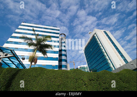 RWANDA, KIGALI: Rwanda's capital city has some really modern parts existing alongside rural areas. Stock Photo