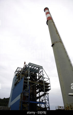 thermal plant decommissioning Stock Photo