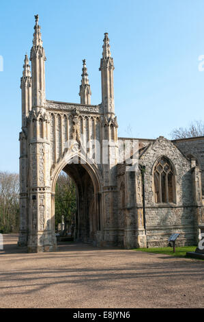 The Anglican Chapel at Nunhead Cemetery. Stock Photo