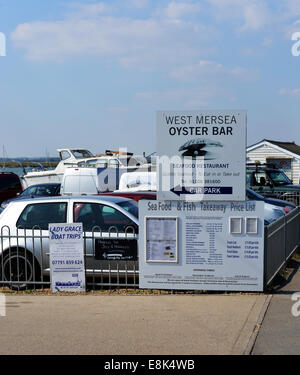 West Mersea Oyster Bar Stock Photo