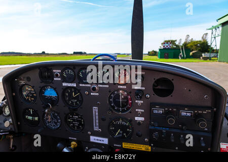 inside a Bolkowl Junior Bo 208 G-BOKW 