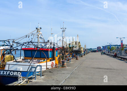 Fishing boats  in the harbour in Wexford Town, County Wexford, Republic of Ireland Stock Photo