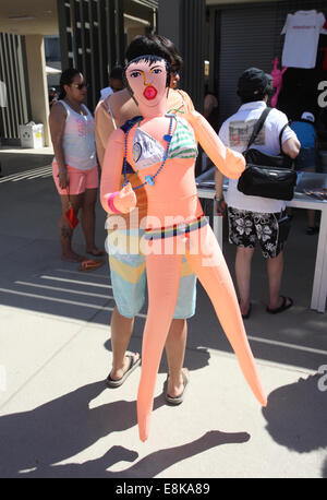 The 2014 Dinah Shore Weekend, Club Skirts  'Pool Party'  Featuring: Atmosphere Where: Palm Spings, California, United States When: 06 Apr 2014 Stock Photo