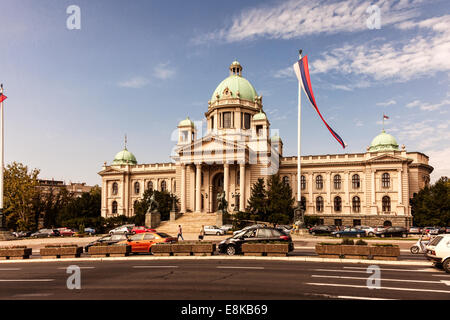 National Assembly of the Republic of Serbia,Belgrade,Serbia Stock Photo