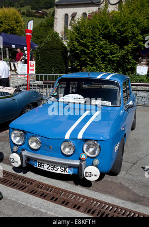 Classic Car Show at Praz-sur-Arly (Alps,France) Stock Photo