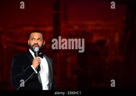 Mike Epps performs during the After Dark Tour at Fillmore Miami Beach at Jackie Gleason Theater  Featuring: Mike Epps Where: Miami Beach, Florida, United States When: 06 Apr 2014 Stock Photo