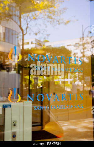 Laboratoire Novartis, Rueil Malmaison. Stock Photo