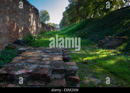 The Walls of Ferrara (in italian Le Mura) in Italy Stock Photo