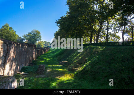 The Walls of Ferrara (in italian Le Mura) in Italy Stock Photo