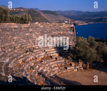 Reise, Europa, Asien, Tuerkei, Kas, Suedkueste, roemisches Amphitheater, touristic, Film: 120 mediumformat ekta Stock Photo