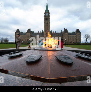 Parliament buildings in Ottawa, Ontario, Canada Stock Photo